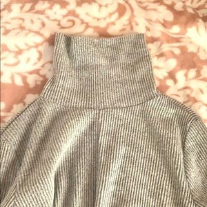 Grey turtleneck
